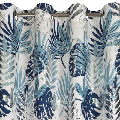 Zasłona EUROFIRANY Malta 140 x 250 cm Granatowy