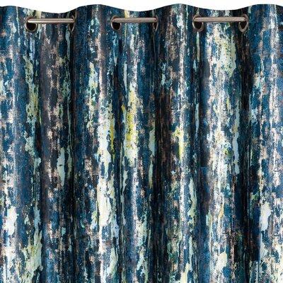 Zasłona EUROFIRANY Grace 140 x 250 cm Granatowy