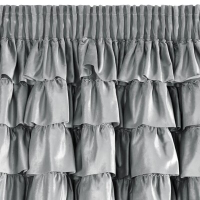 Zasłona EUROFIRANY Aura 140 x 270 cm Srebrny