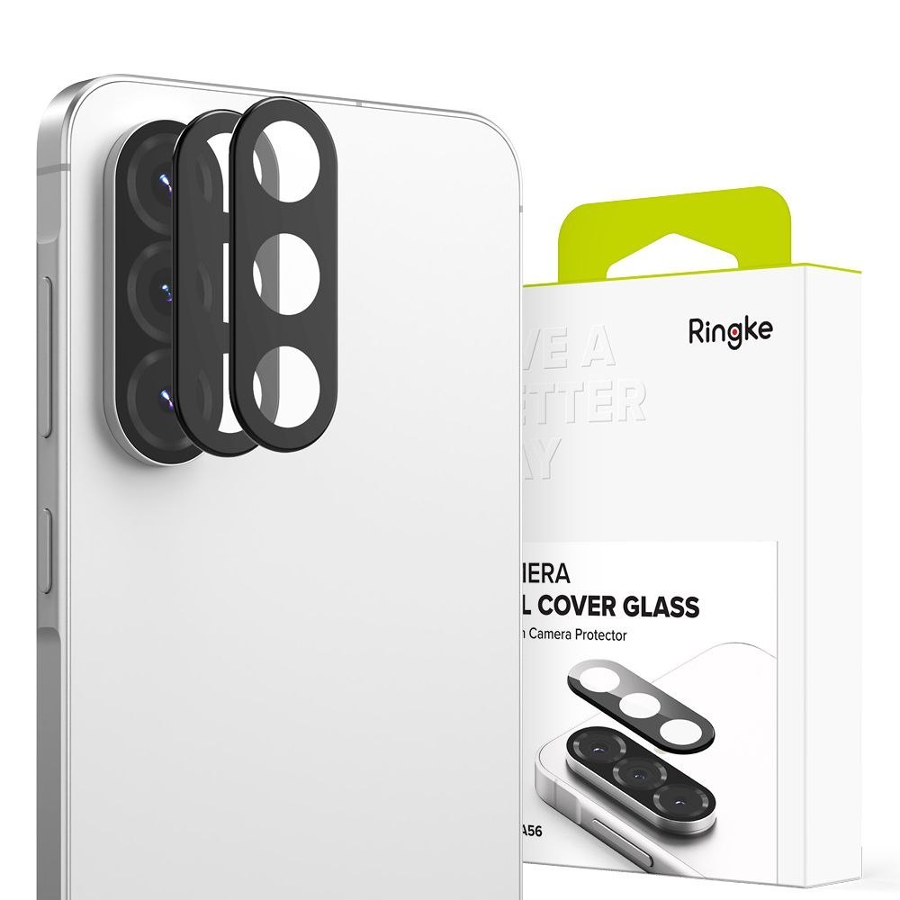 Ringke Nakładka na aparat Camera Full Cover Glass do Galaxy A56 5G, 2 sztuki