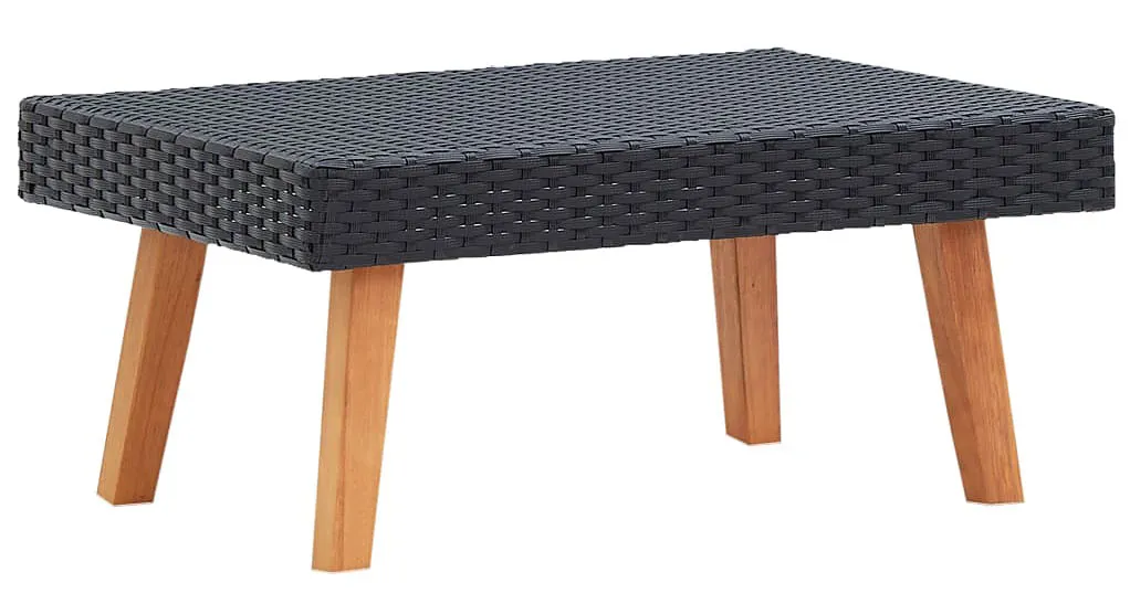 Minimalistyczny czarny stolik ogrodowy X3 Z3-T65