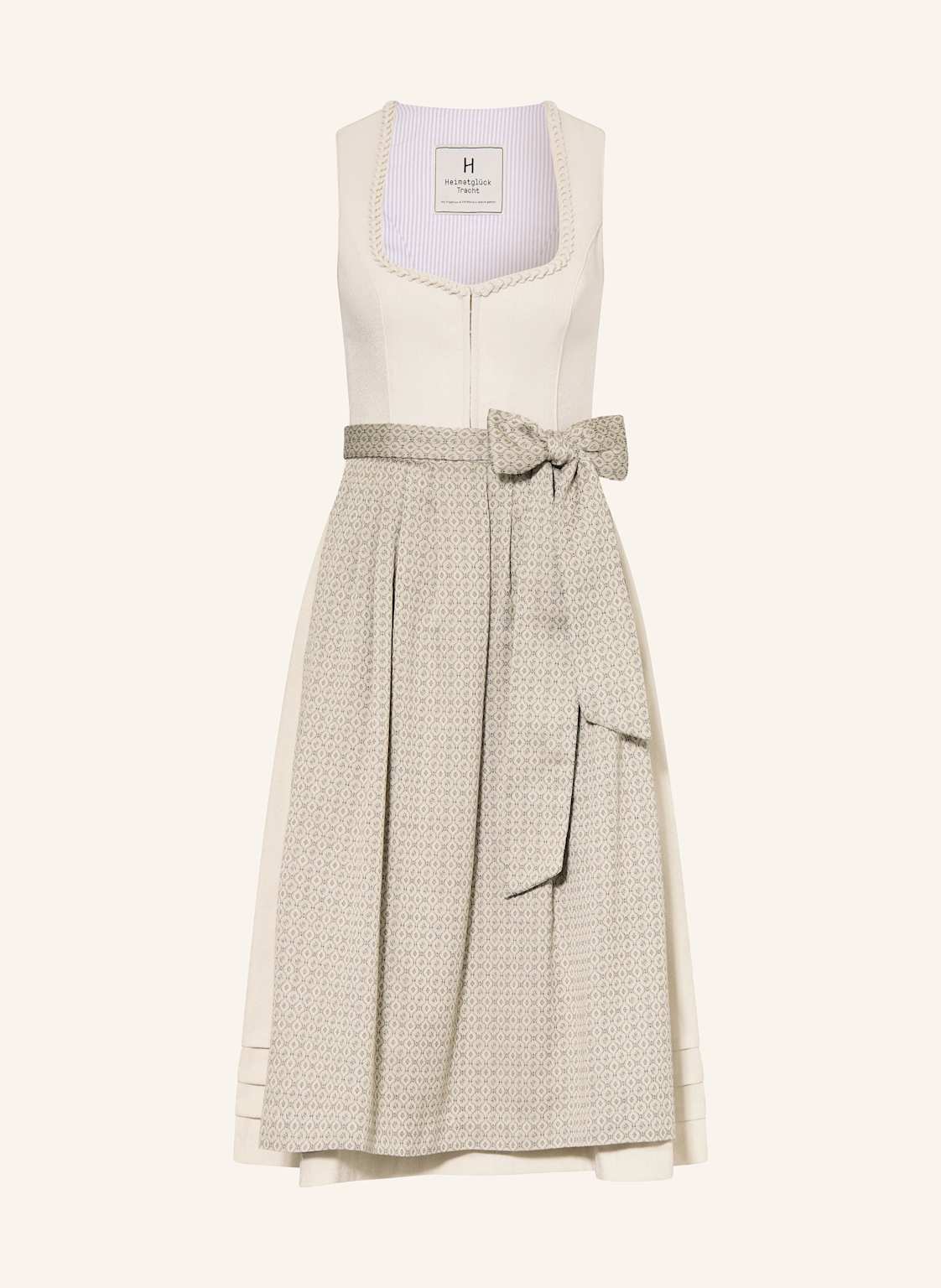 Heimatglück Tracht Sukienka Bawarska Elena weiss