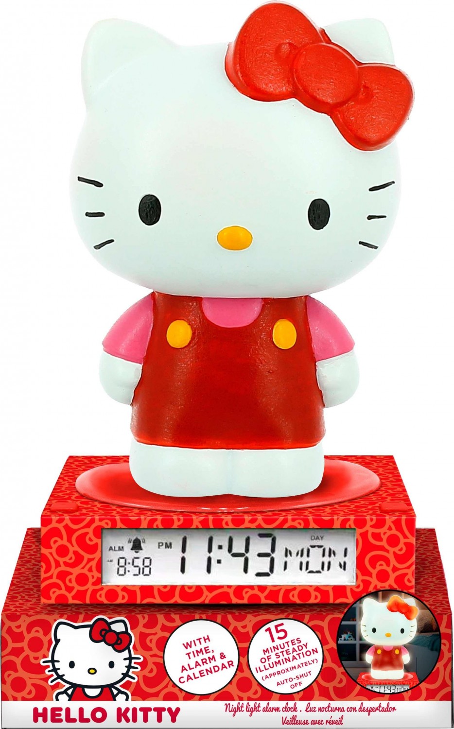 Hello Kitty 3D 25cm HK50198 czerwony