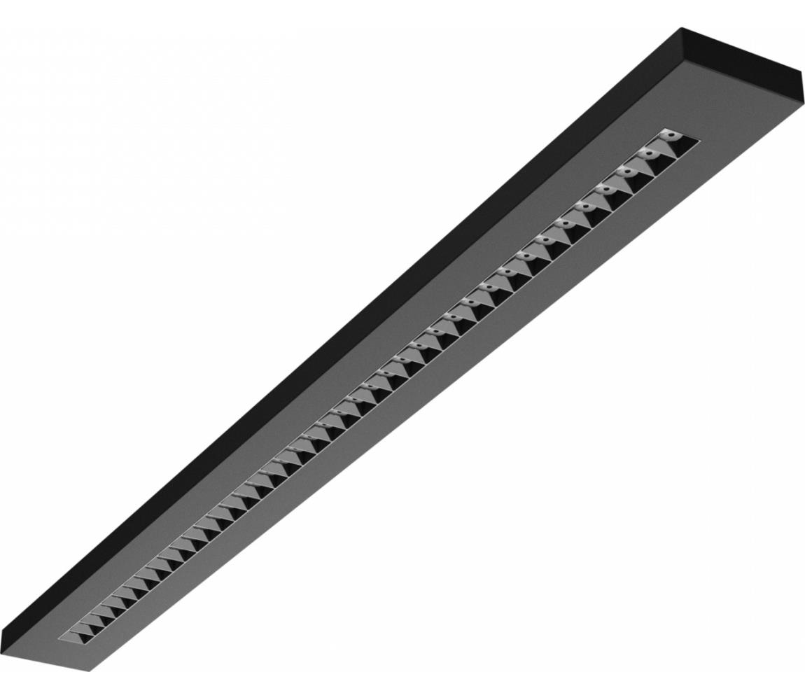 LED Lampa sufitowa/wisząca PLANK LED/20/30/40W/230V 2700/4000/6000K czarna