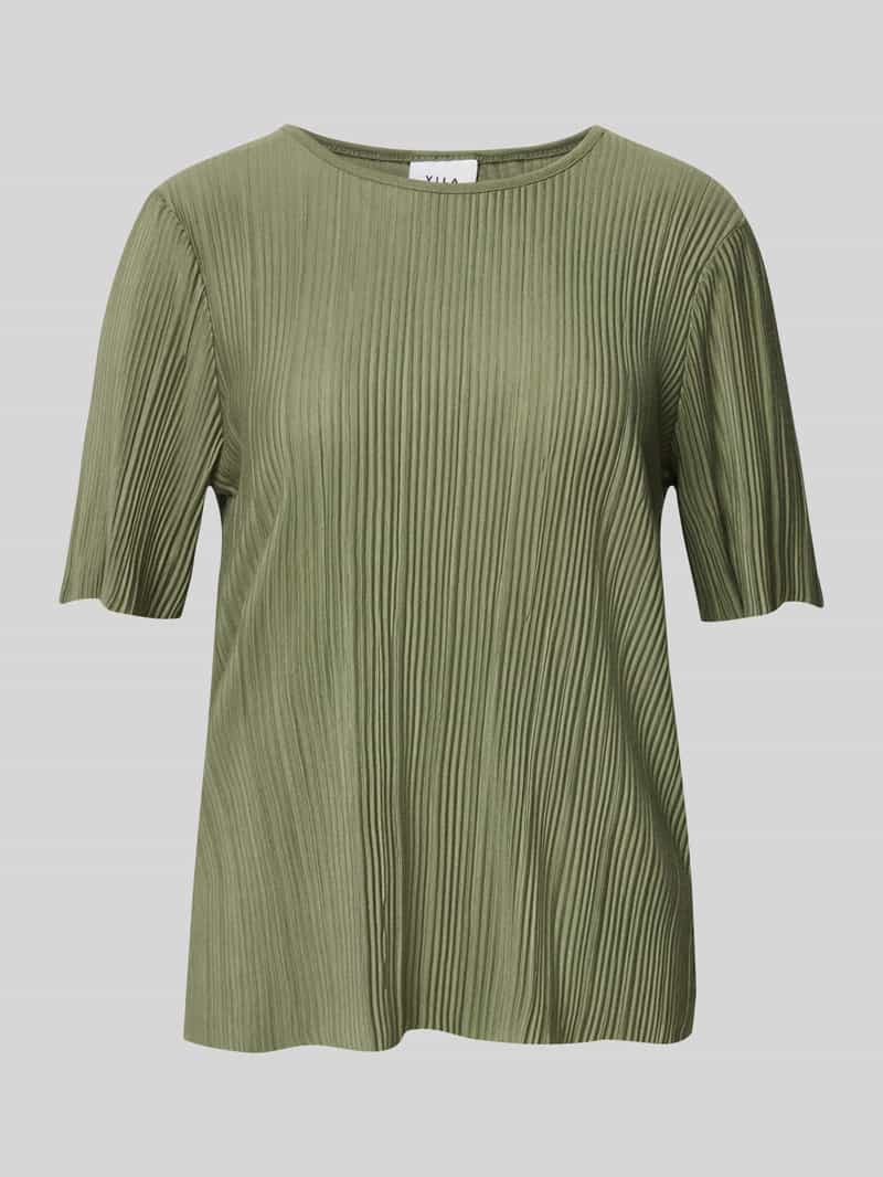 T-shirt z plisami model ‘PLISA’