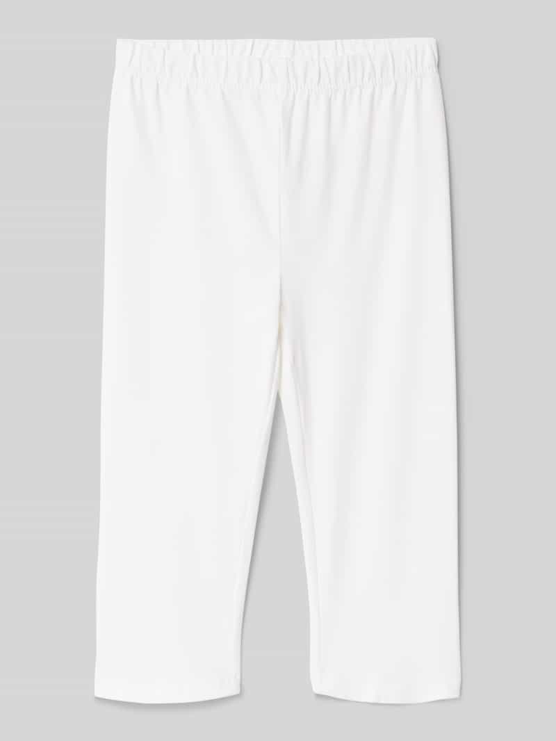 Legginsy o kroju slim fit z mieszanki bawełny