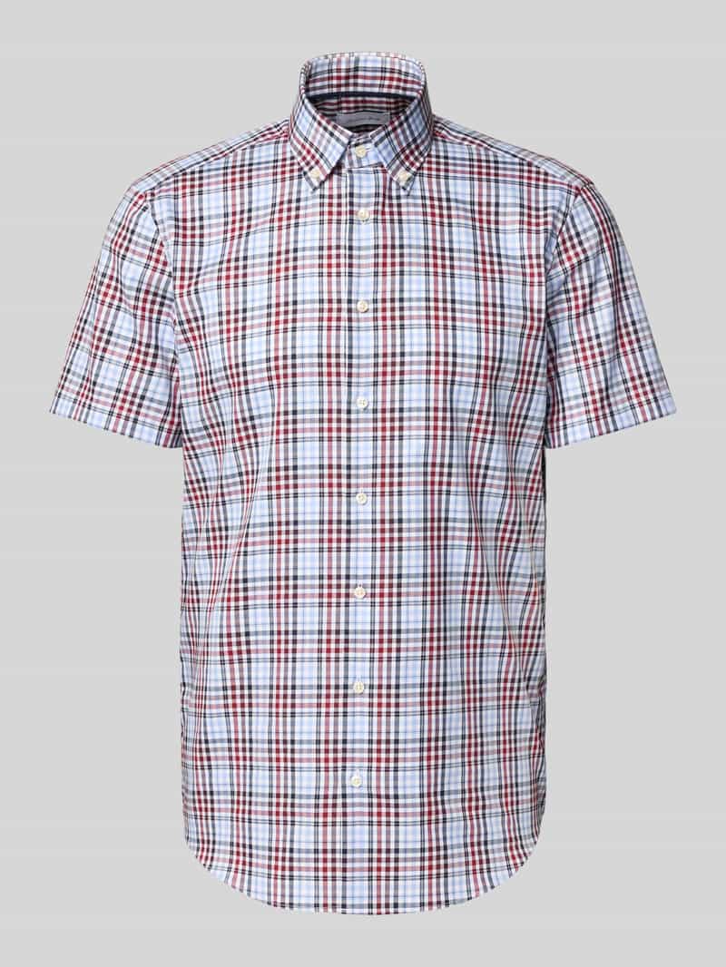 Koszula biznesowa o kroju regular fit z kołnierzykiem typu button down