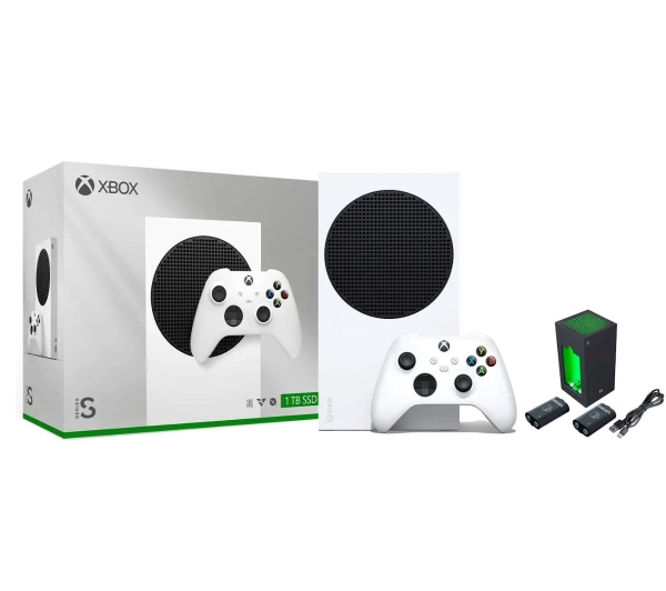 Xbox Series S 1TB + Ładowarka Nacon XSX Battery Box