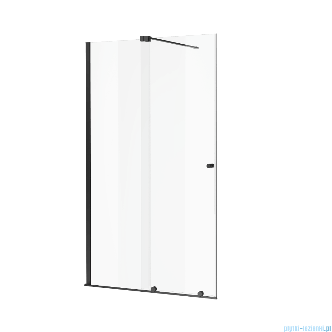 Excellent Ortigo Walk-in kabina prysznicowa 120x200 cm, czarny mat KAEX.5012.K.1200.BL