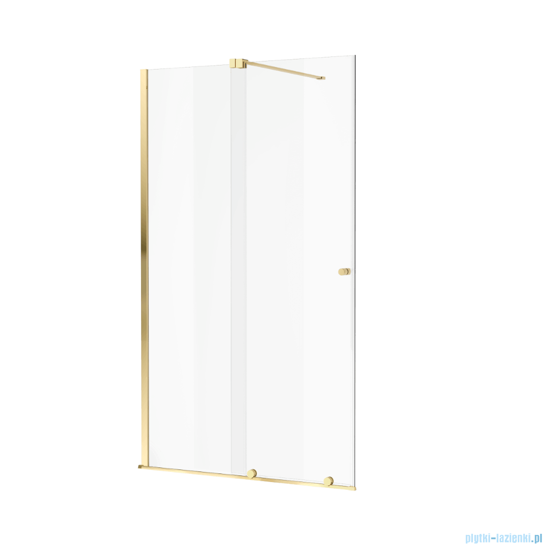 Excellent Ortigo Walk-in kabina prysznicowa 140x200 cm, złoty połysk KAEX.5012.K.1400.GL