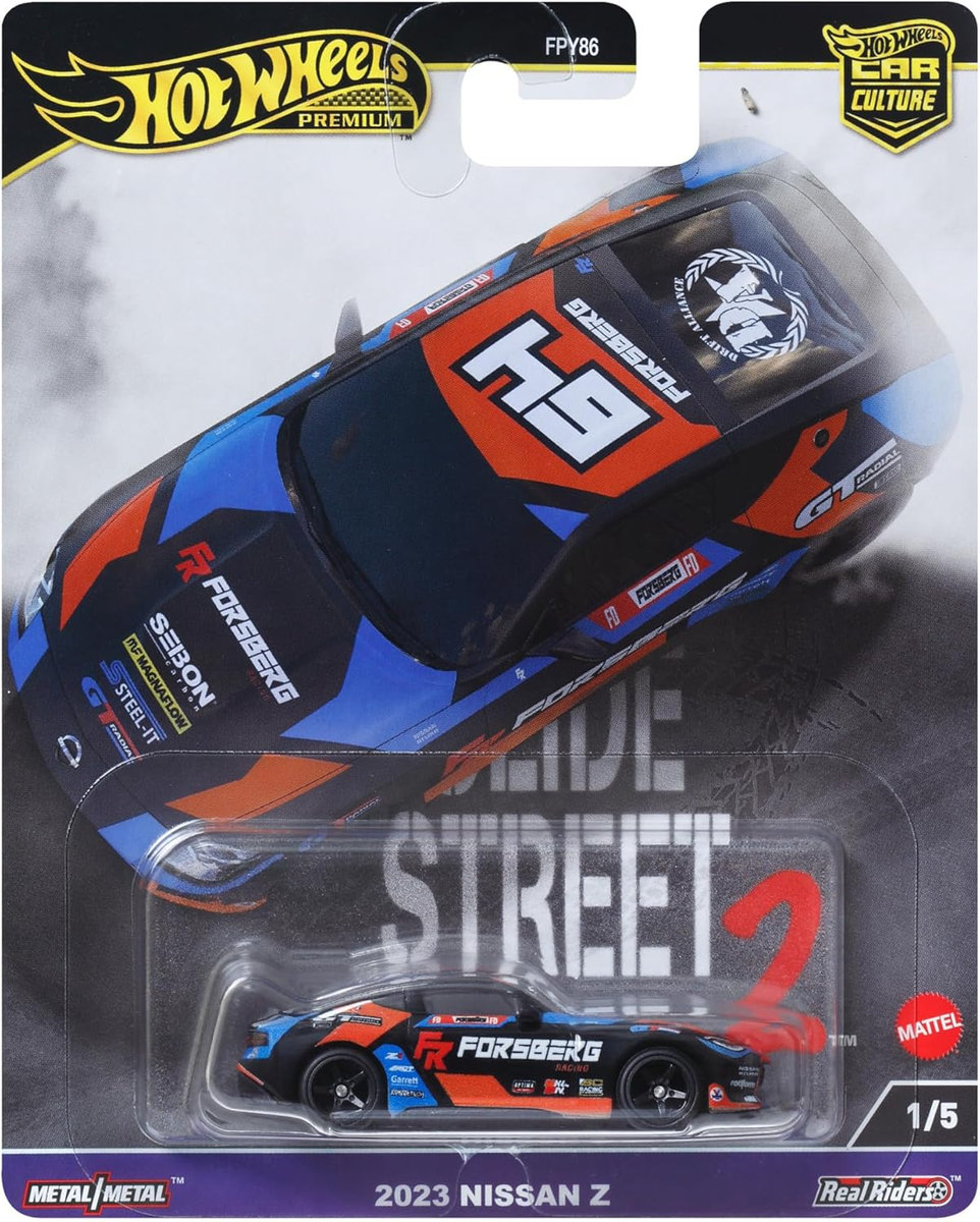 Hot Wheels Premium Car Culture Slide Street 2 autko kolekcjonerskie 2023 Nissan Z HKC86