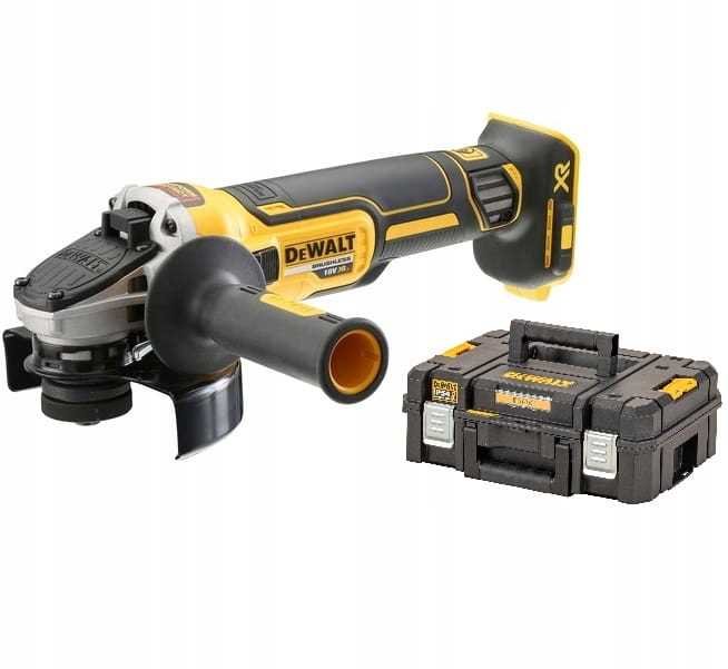 DEWALT SZLIFIERKA KĄTOWA BEZSZCZOTKOWA 125mm 18V DCG405NT + WALIZKA TSTAK