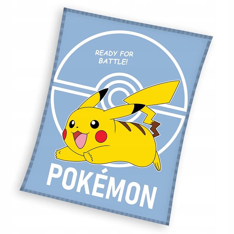 Koc pluszowy Pokemony (086884) 130cm x 160cm Pokemon Pikachu