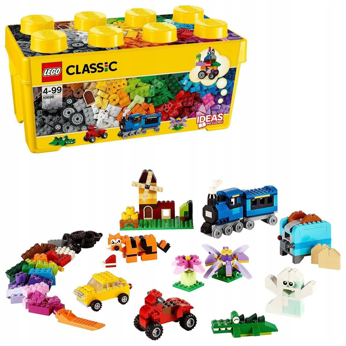 LEGO Classic - Kreatywne pudełko swobodne budowanie ZESTAW LEGO PREZENT DLA CHŁOPCA DZIEWCZYNKI DZIECI