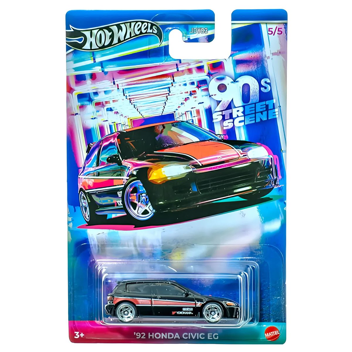 Hot Wheels Automotive Samochodzik 90's Street Sport '92 Honda Civic EG / JCB56