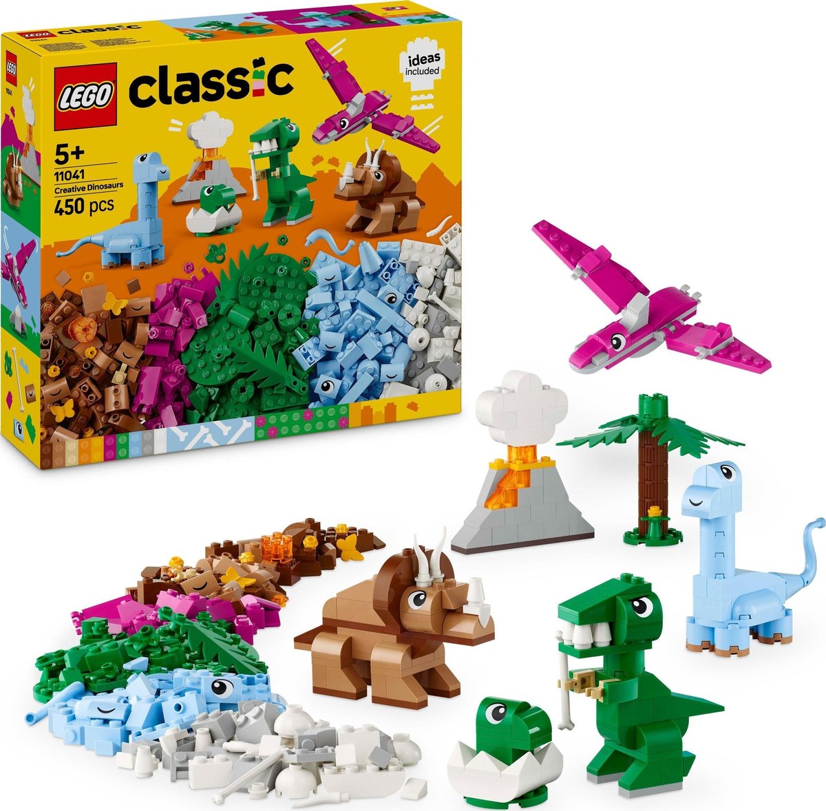 LEGO Classic - Kreatywne dinozaury swobodne budowanie ZESTAW LEGO PREZENT DLA CHŁOPCA DZIEWCZYNKI DZIECI
