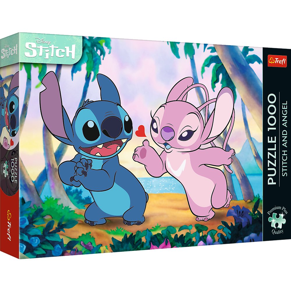 Puzzle, Trefl Premium Plus ,Stitch & Angel, 1000 el.