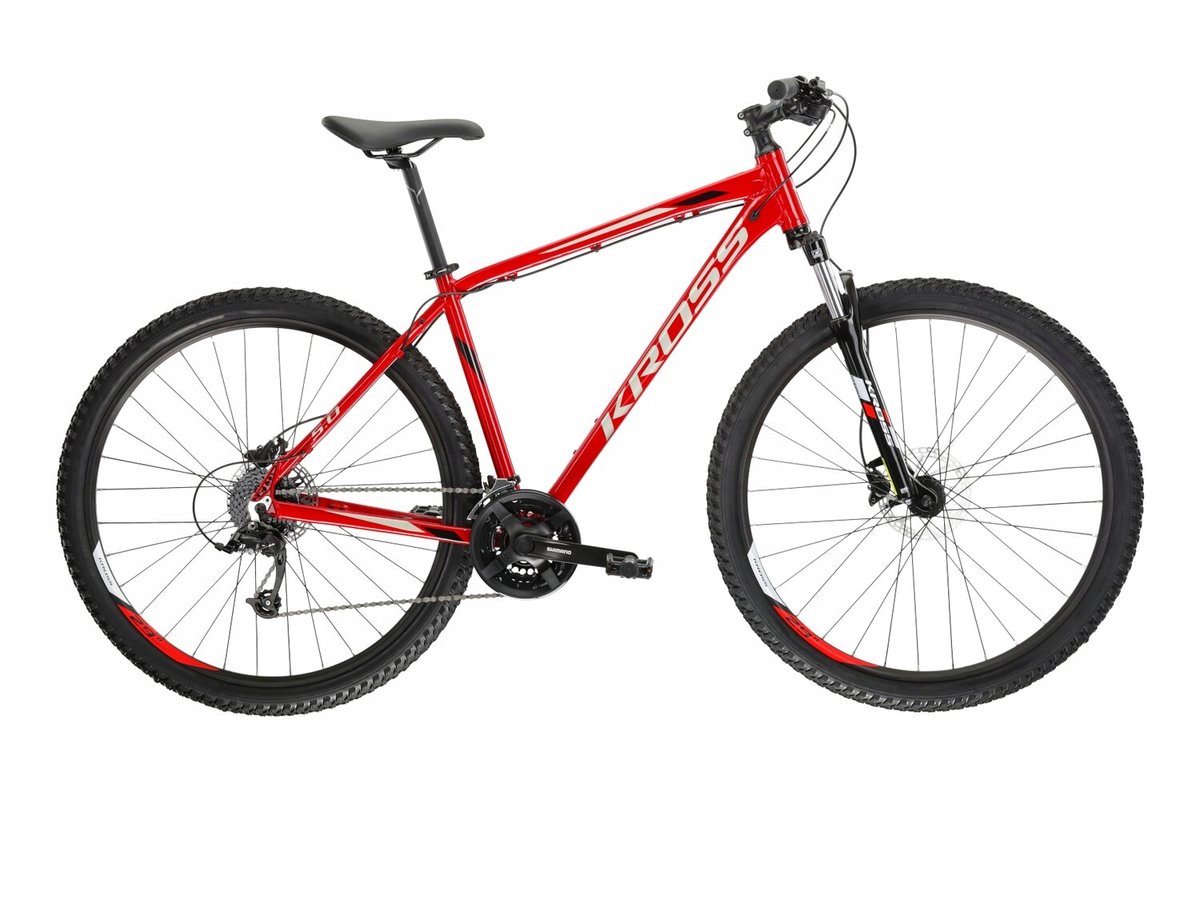 Rower górski MTB KROSS HEXAGON 5.0 MS rozmiar L Czerwony