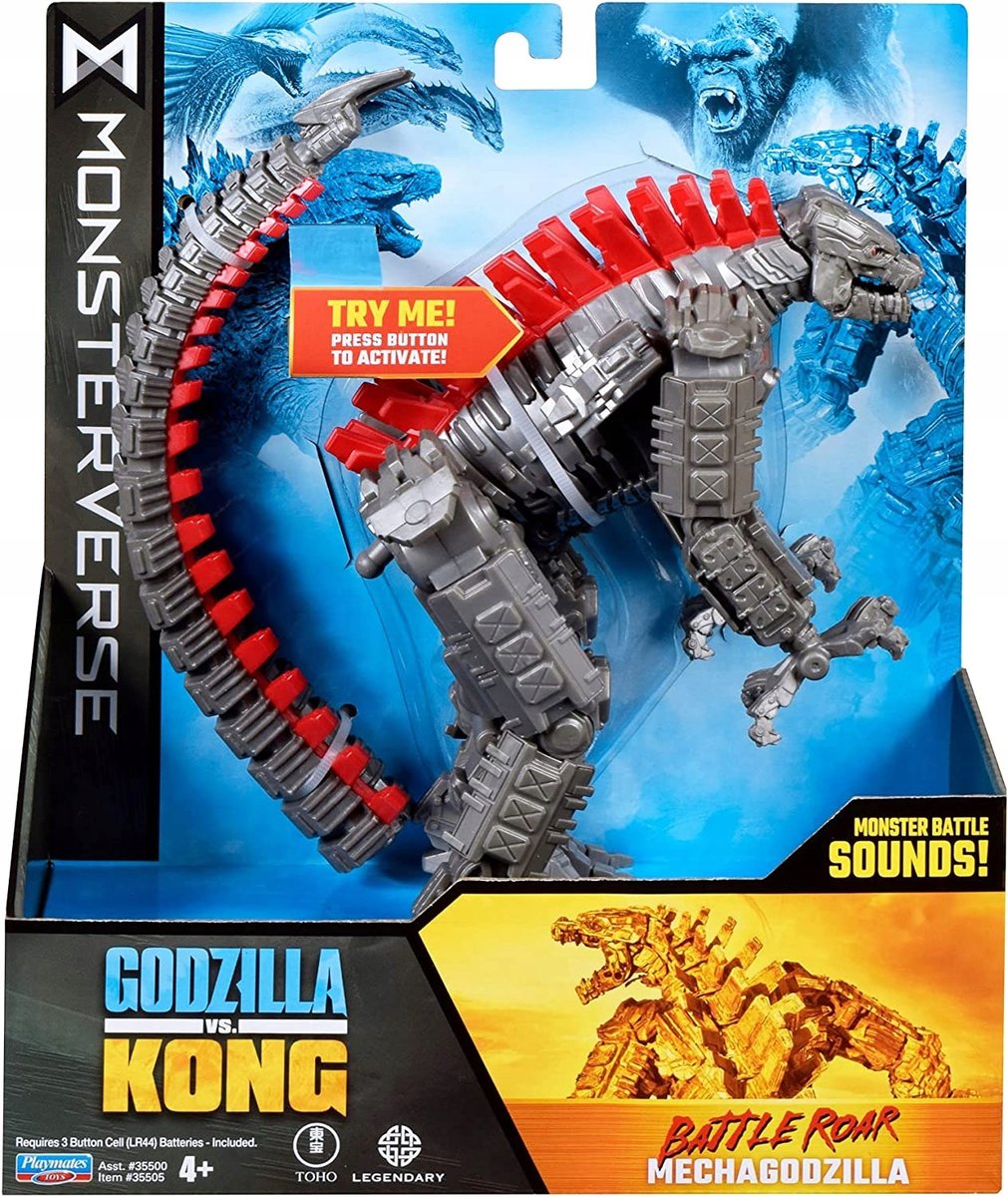 Figurka akcji MonsterVerse Mechagodzilla z dźwiękiem ryczy 18cm MNG10000