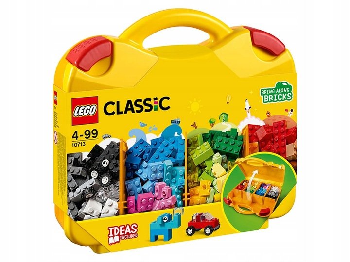 LEGO Classic - Kreatywna walizka pomysły na budowanie ZESTAW LEGO PREZENT DLA CHŁOPCA DZIEWCZYNKI DZIECI