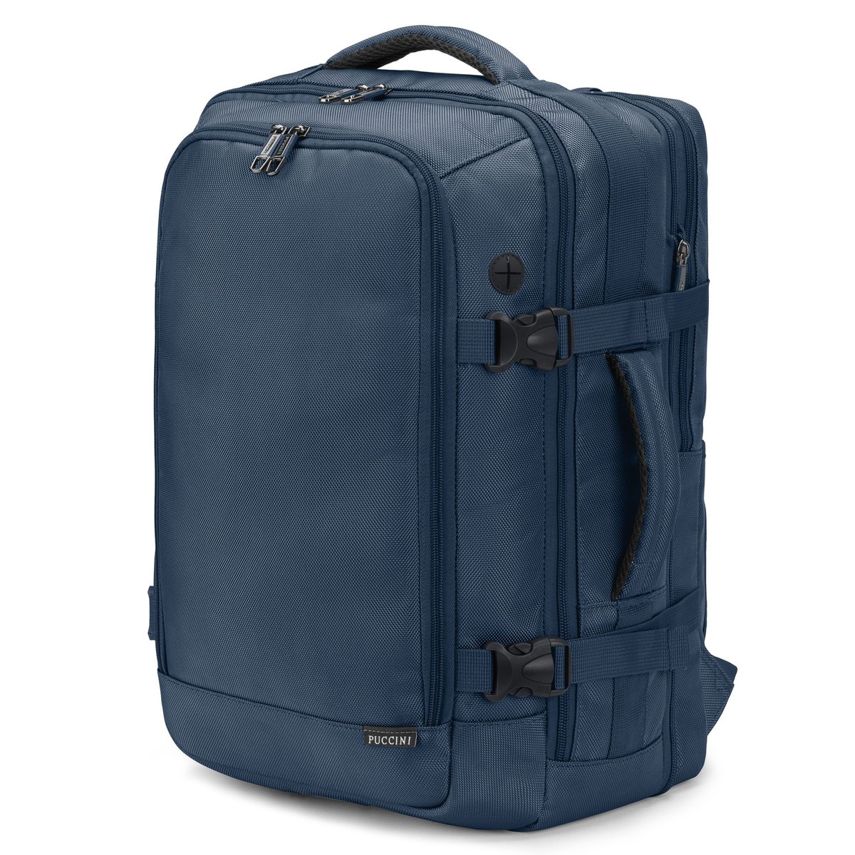 Plecak Podróżny z Poszerzeniem Na Laptopa 16'' PUCCINI Granatowy PM9031-7A
