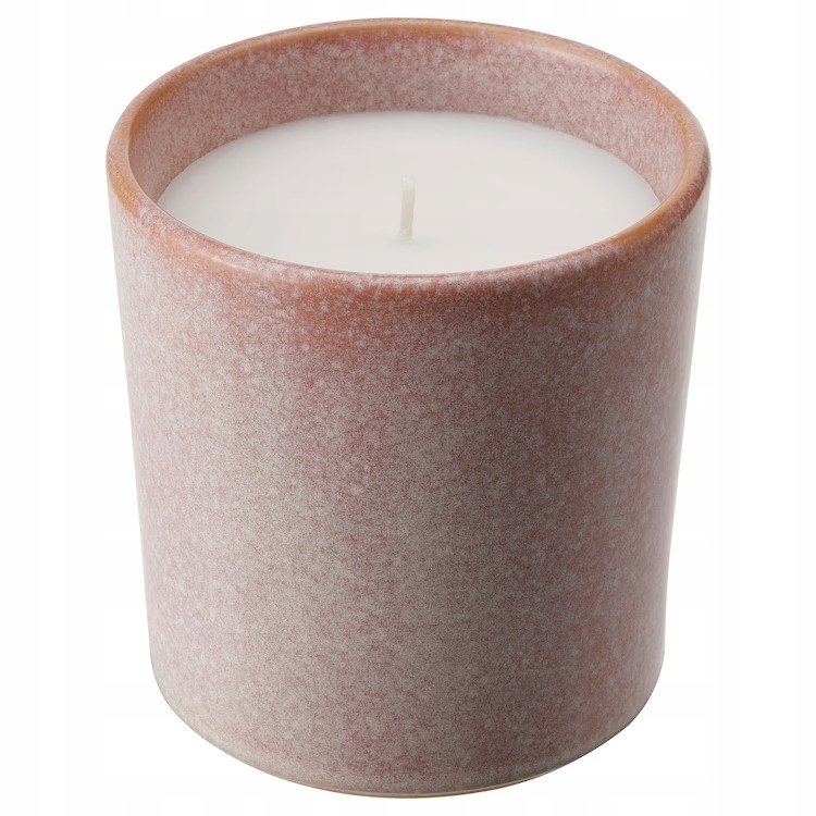 IKEA LUGNARE ŚWIECA ZAPACHOWA JAŚMIN / RÓŻOWA 10cm