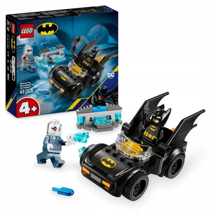 LEGO DC - Samochód Batmobil Batman vs Mr Freeze ZESTAW LEGO PREZENT DLA CHŁOPCA