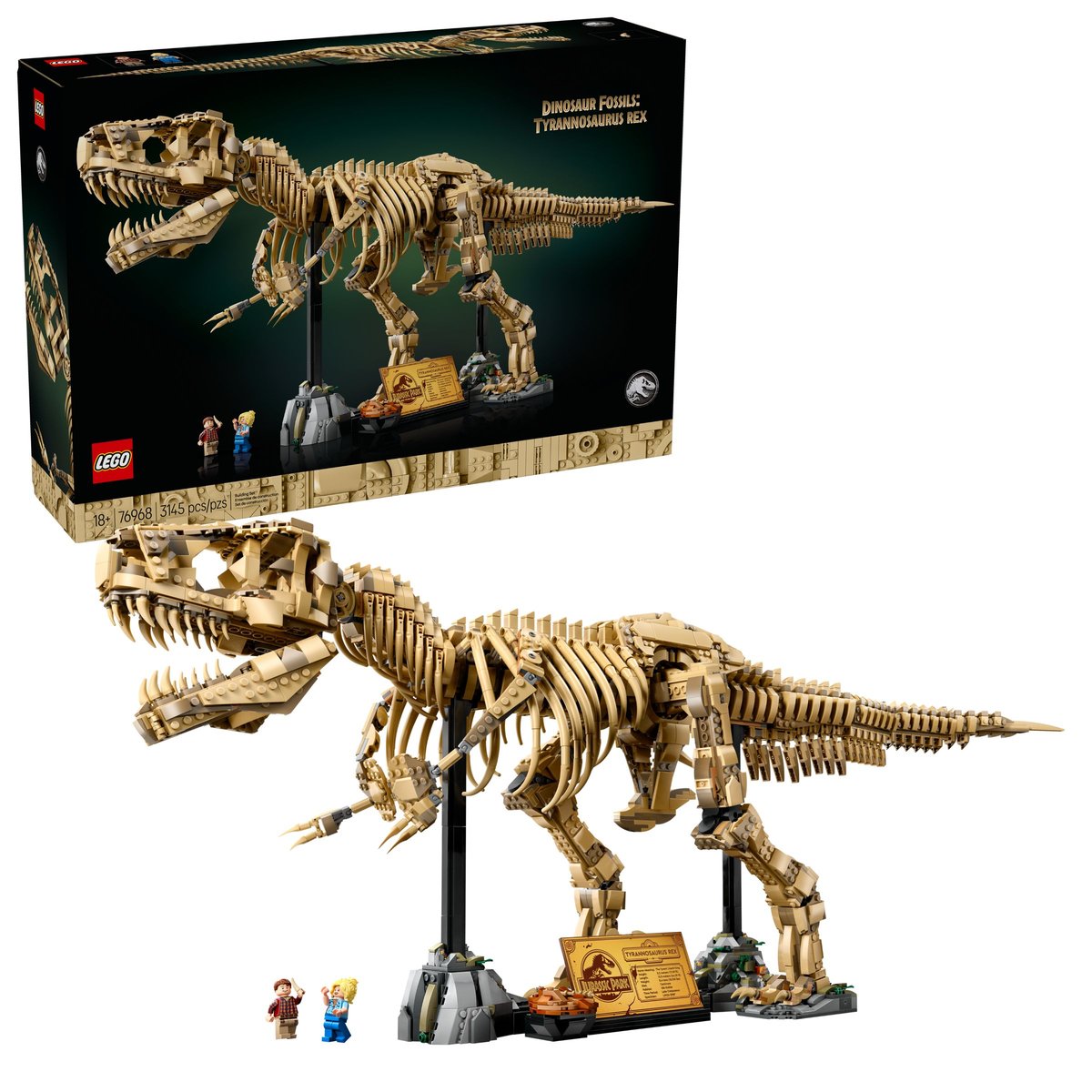 LEGO Jurassic World, Szkielety dinozaurów: Tyranozaur, 76968