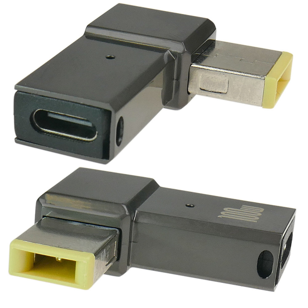 Przejściówka zasilania adapter wtyk USB-C do 11,0x4,5mm+pin LENOVO Slim Tip
