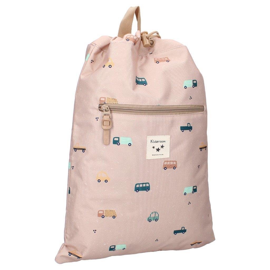 KIDZROOM Worek plecak Sweet Cars brown