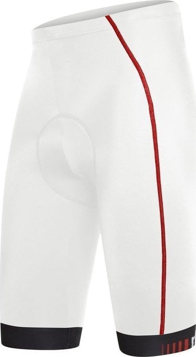 Spodenki rowerowe zeroRH+ Prime white-black-red - XXL