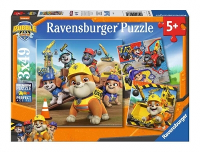 Ravensburger, Puzzle 3x49: Rubble i jego ekipa (12004168). Wiek: 5+