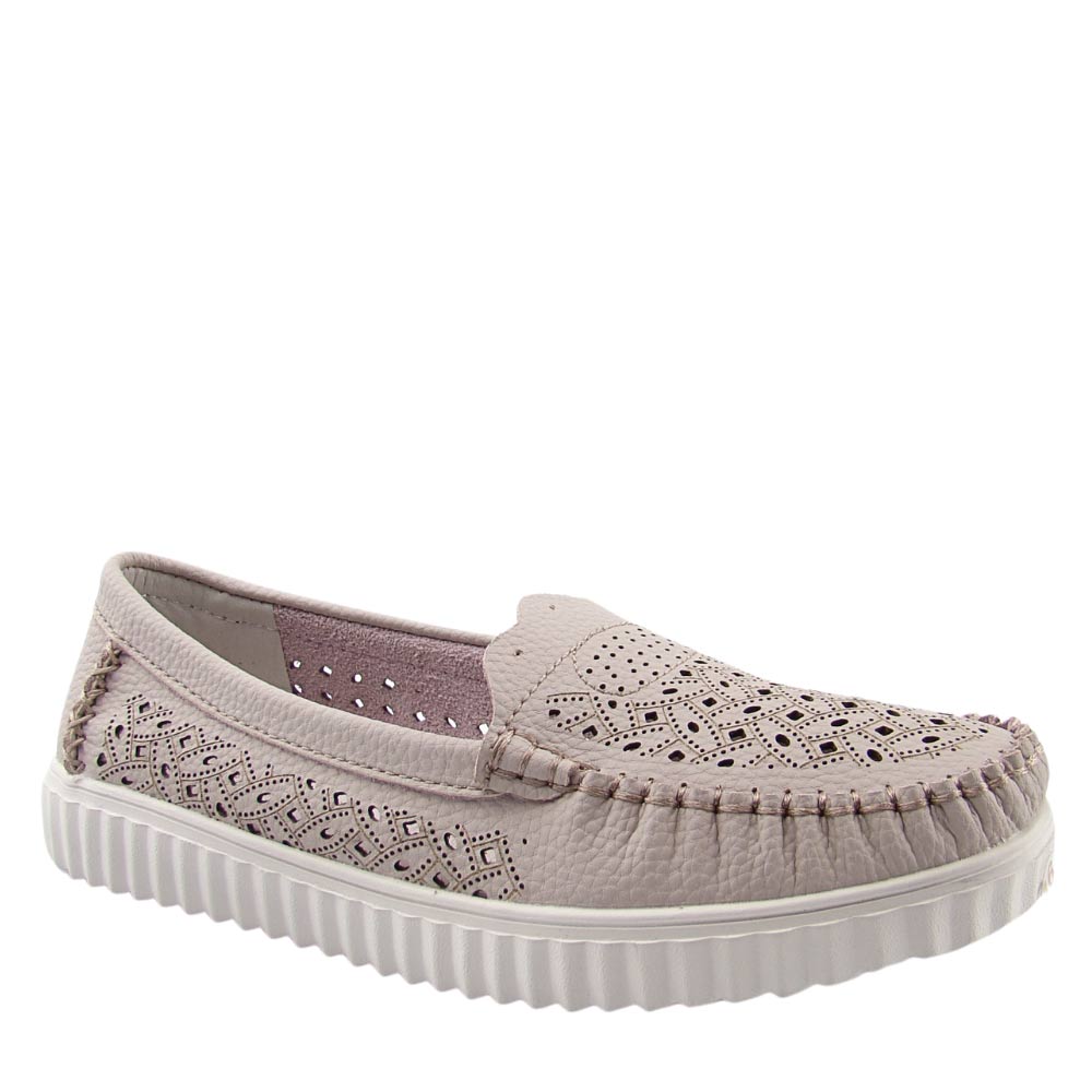 Vinceza 88028 damskie mokasyny skórzane półbuty wiosenne ażurowe