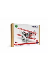 Klocki metalowe Merkur 051 - Samolot dwupłatowiec, 148 el. 5516 MERKUR