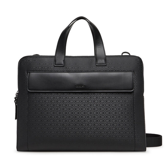Torba na laptopa Calvin Klein Ck Sleek 2G Laptop Bag Mono K50K512938 Czarny