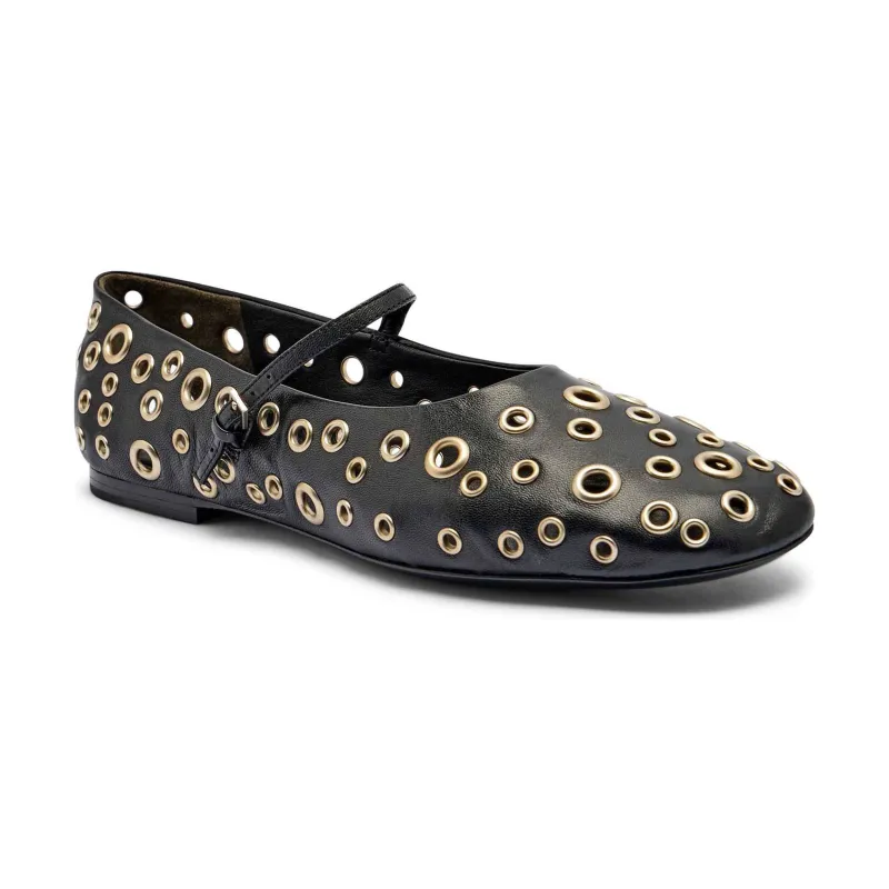 TORY BURCH Skórzane baleriny EYELET MARY JANE