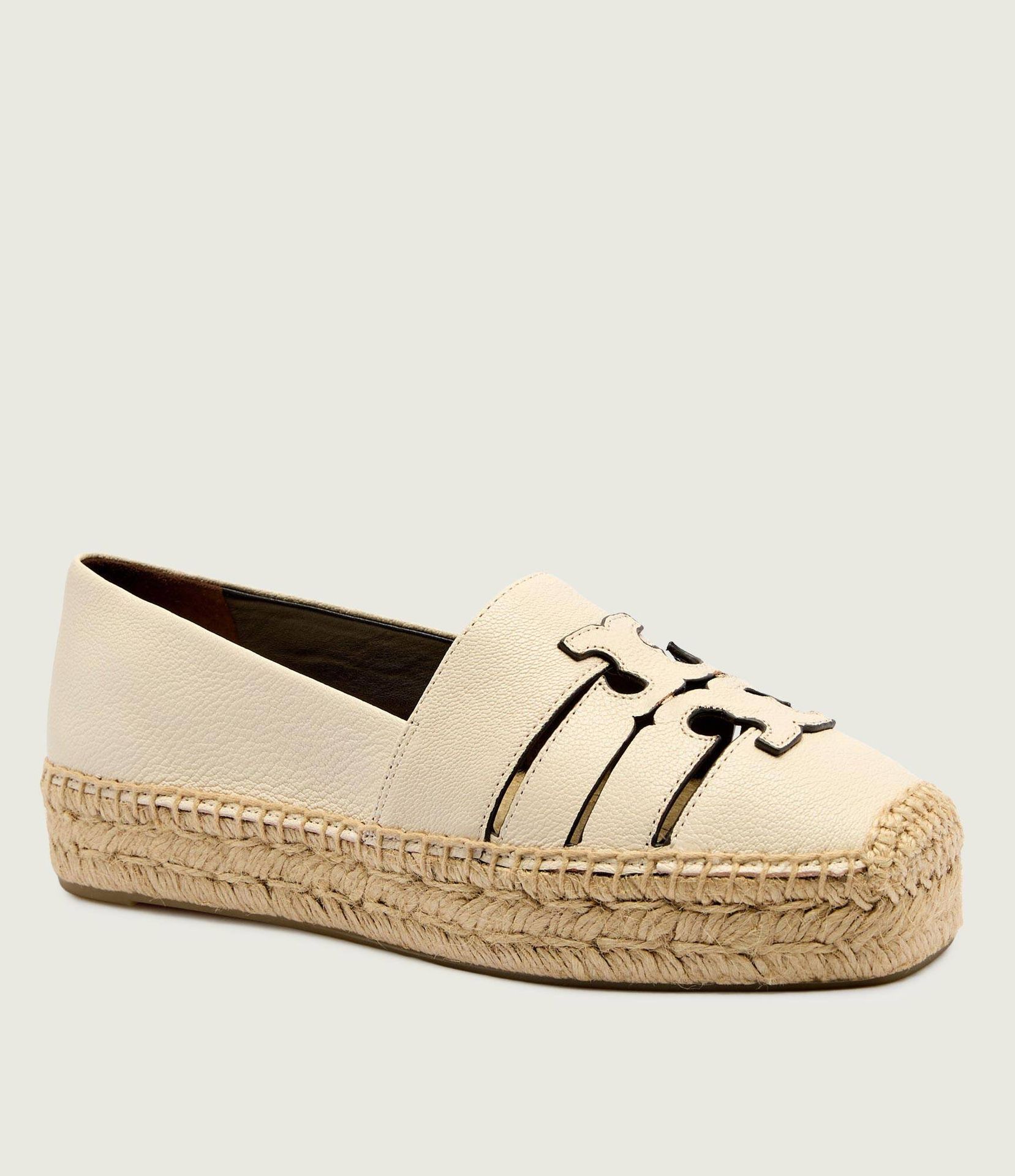 TORY BURCH Skórzane espadryle INES