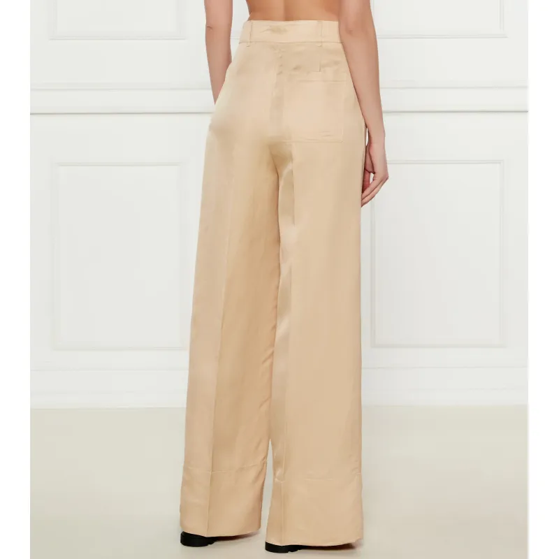 Liu Jo Lniane spodnie Relaxed fit