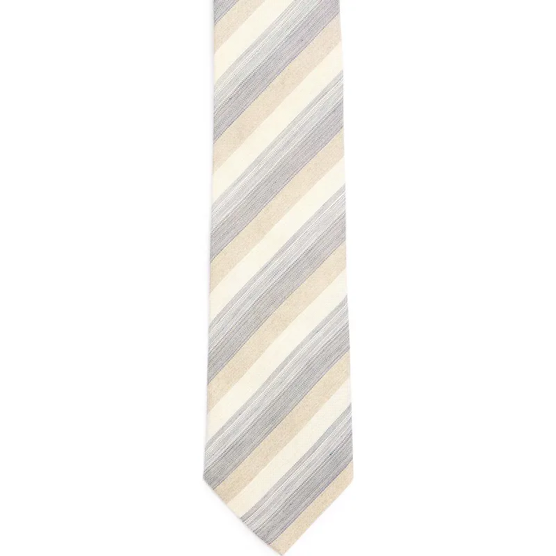 Stenströms Lniany krawat z dodatkiem jedwabiu