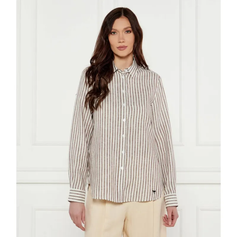 Weekend MaxMara Lniana koszula JOSEF Regular Fit