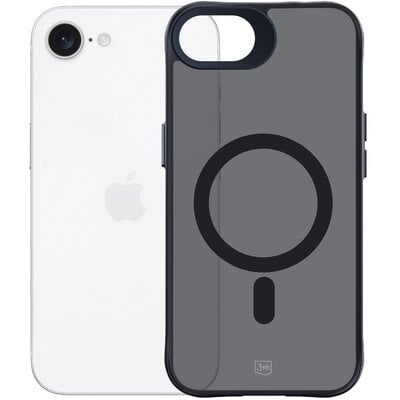 Etui 3MK Smoke MagCase do Apple iPhone 16e Czarny transparentny