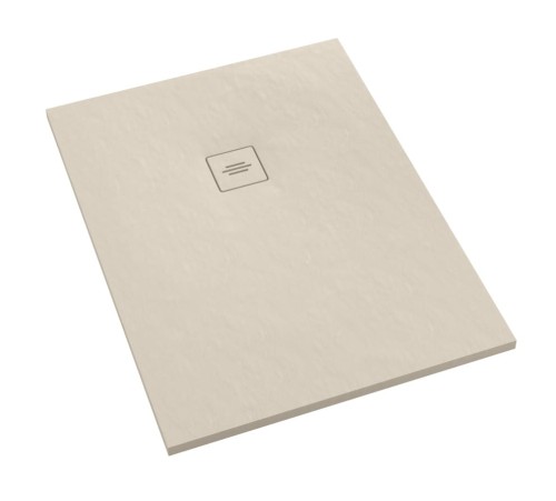 SCHEDPOL SCHEDLINE COLLECTION Brodzik prostokątny PROTOS CASHMERE STONE (kaszmirowy kamień) 80x90x3,5 z systemem STABILSOUND PLUS 3SP.P1P-8090/PK/ST-M1/PK/ST-