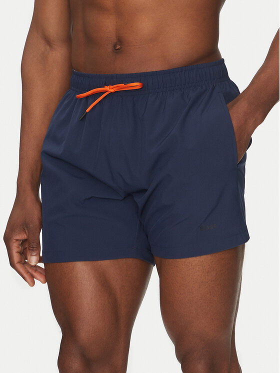BOSS Szorty kąpielowe Tio 50491601 Granatowy Regular Fit