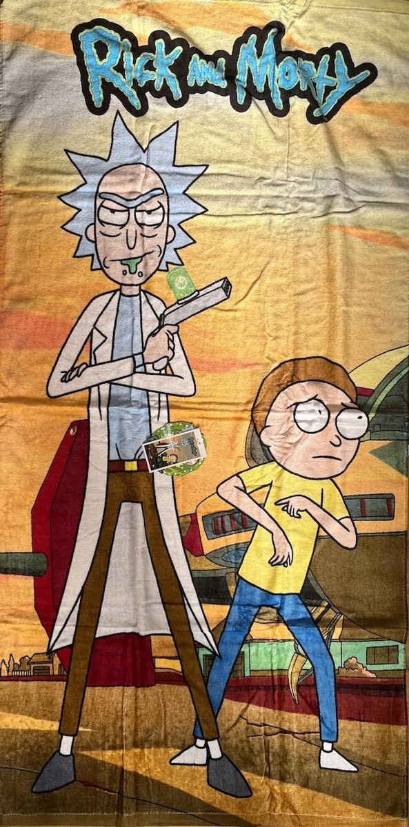 Ręcznik Plażowy Rick & Morty 140X70Cm