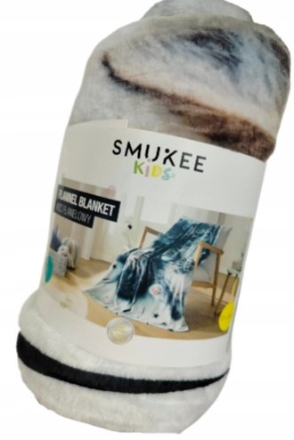 Koc flanelowy Smukee Kids 130x160 koty kotki 177