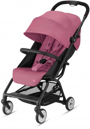 Cybex, Eezy S 2, Podróżny wózek spacerowy, BLK Magnolia Pink
