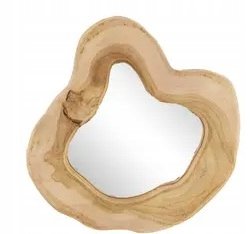 Lustro dekoracyjne Billa 18 x 18 cm, drewno tekowe