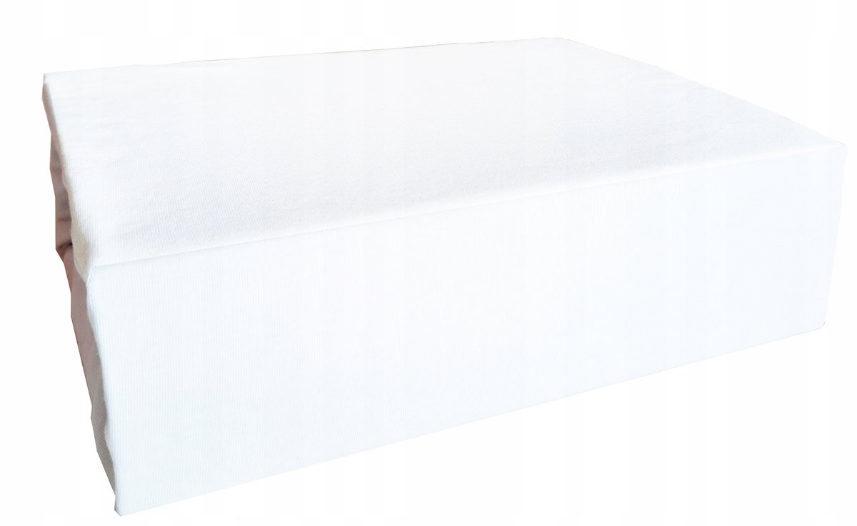 Prześcieradło Jersey z gumką 160x200 Białe Polskie Grube Bawełniane