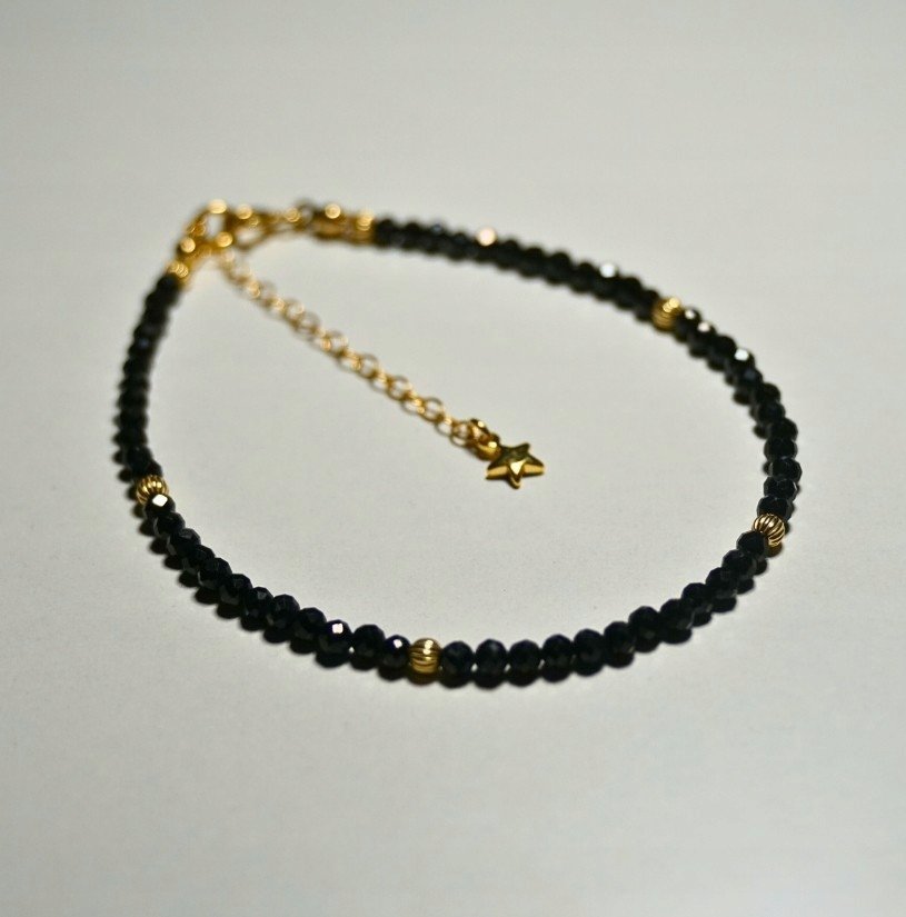 Bransoletka na nogę Turmalin 3mm - Crystals Break