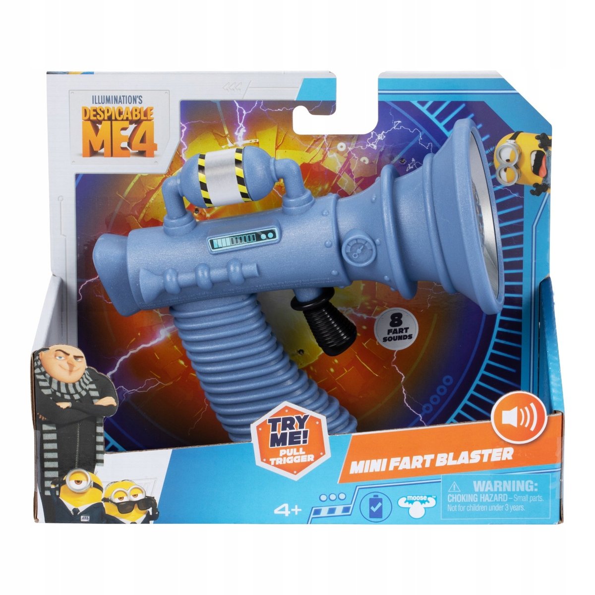 MINIONKI Mini Miotacz Bąków pistolet pierdzistrzał
